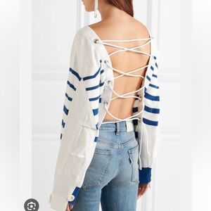 Sacai stripe sweater